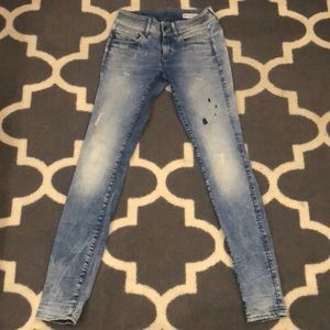 G-Star raw denim tapered ripped jeans 30x31